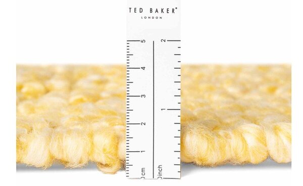 Žlutý ručně tkaný koberec z materiálu bouclé 120x170 cm Notting Hill Portobello – Ted Baker