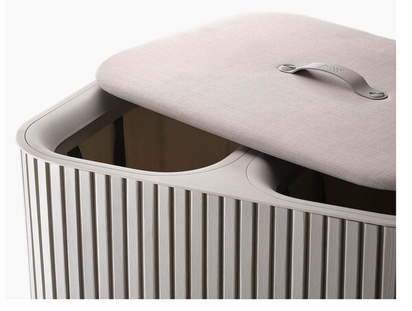 Béžový bambusový koš na prádlo 2x45 l Tota Luxe – Joseph Joseph