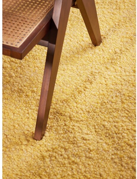 Žlutý ručně tkaný koberec z materiálu bouclé 120x170 cm Notting Hill Portobello – Ted Baker