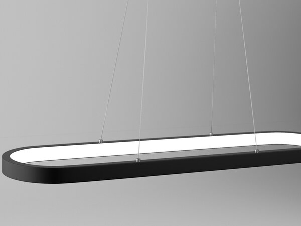 Immax NEO HIPODROMO Smart závěsné svítidlo 120x30cm 66W černé Zigbee 3.0