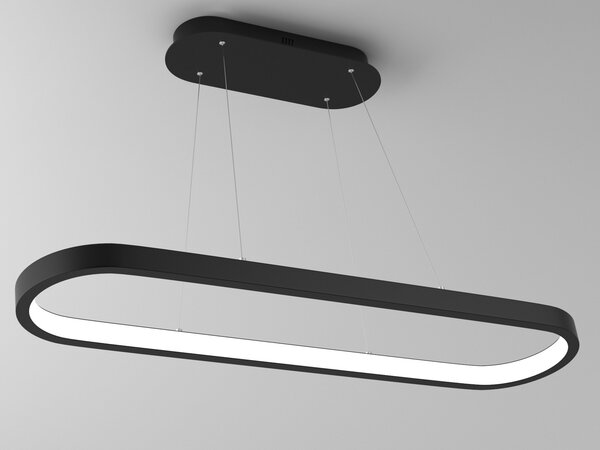 Immax NEO HIPODROMO Smart závěsné svítidlo 120x30cm 66W černé Zigbee 3.0