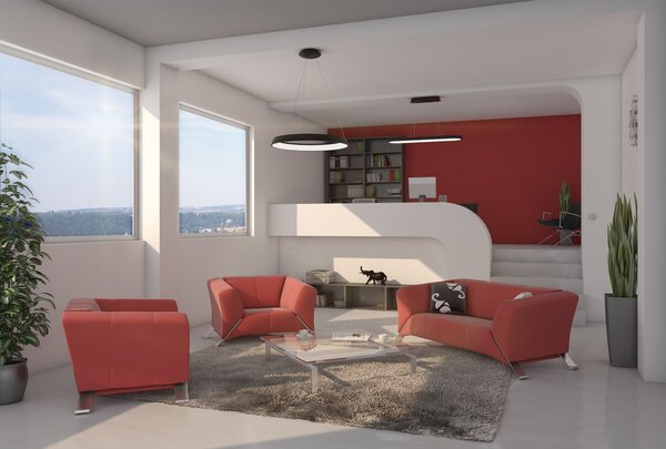 Immax NEO LIMITADO Smart závěsné svítidlo 60cm 39W černé Zigbee 3.0