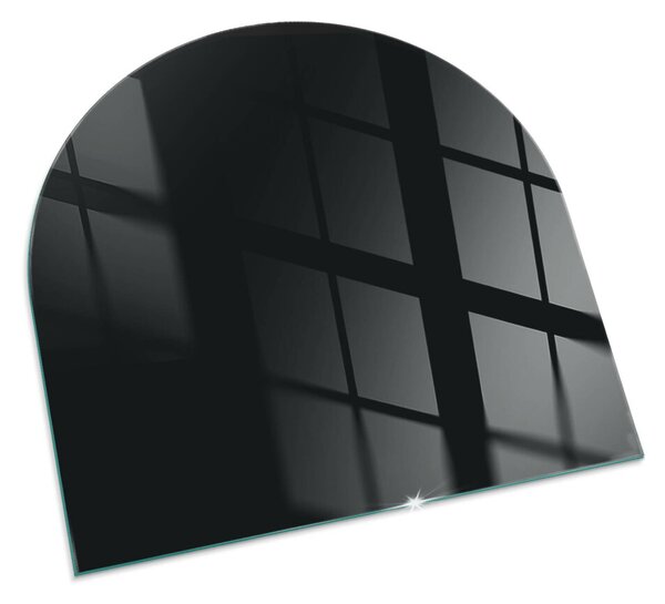 Půloválná podložka pod krbová kamna Barva Černá ppkpon-cc1f1b1a