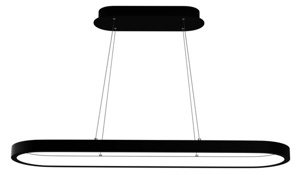 Immax NEO HIPODROMO Smart závěsné svítidlo 120x30cm 66W černé Zigbee 3.0