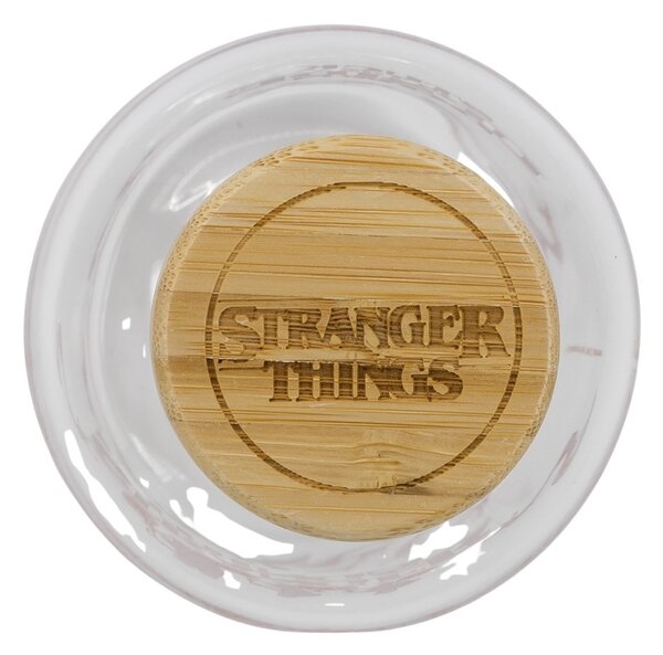 Skleněná lahev na vodu, 620ml, Stor, Stranger Things