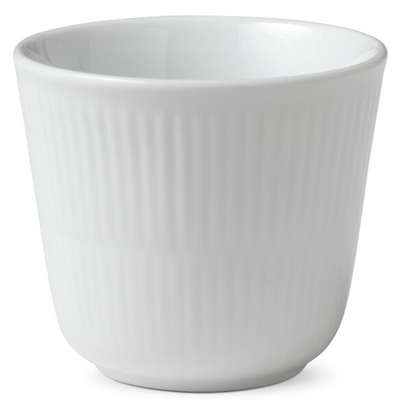Porcelánový termo hrnek White Fluted 260 ml