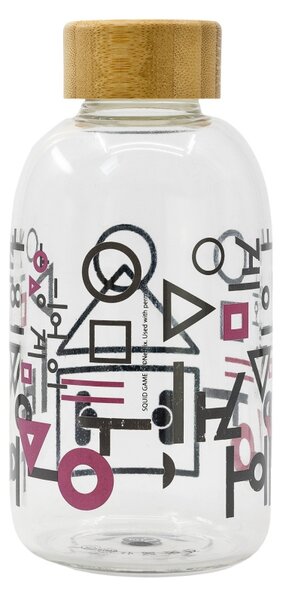 Skleněná lahev na vodu, 620ml, Stor, Squid game