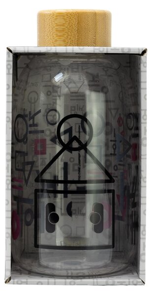 Skleněná lahev na vodu, 620ml, Stor, Squid game