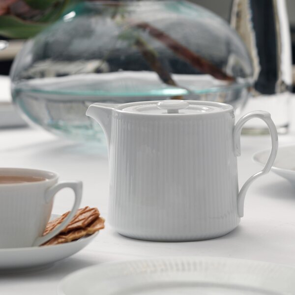 Porcelánová konvice White Fluted 750 ml
