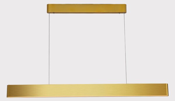 Immax NEO MILANO Smart závěsné lineární svítidlo 120cm, CCT 40W/RGB 18W, zlaté Zigbee 3.0