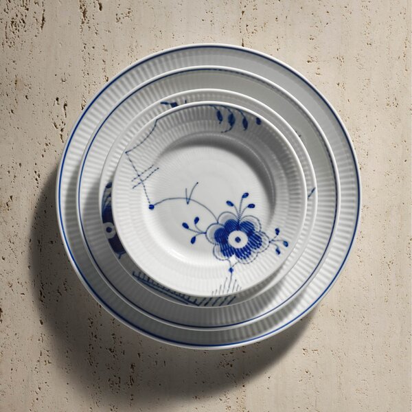 Porcelánový talíř Blue Fluted Mega Ø 17 cm