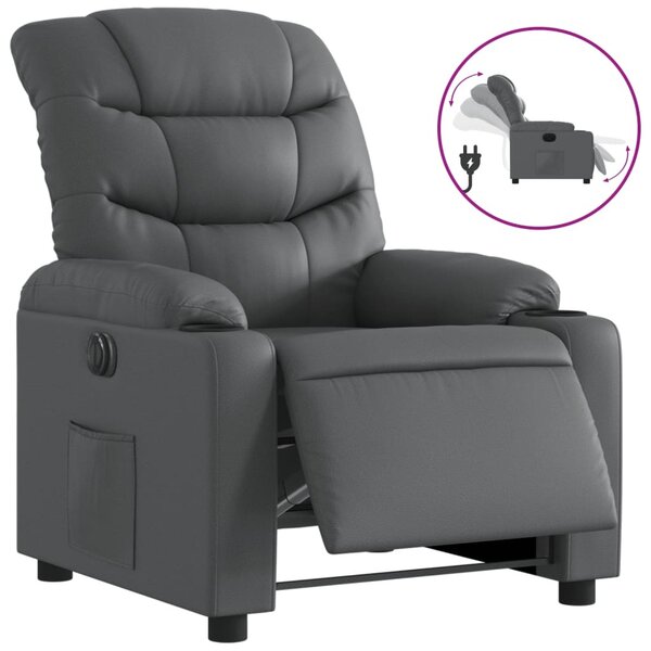 Elektrické polohovací křeslo edé umlá ke