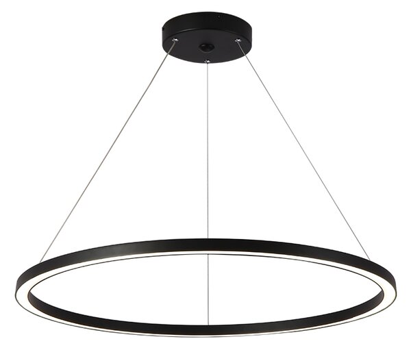 Immax NEO FINO Smart závěsné svítidlo 1 kruh, 80cm, 60W, černé, Zigbee 3.0