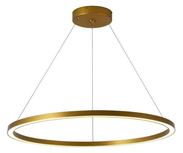 Immax NEO FINO Smart závěsné svítidlo 1 kruh, 80cm, 60W, zlaté, Zigbee 3.0