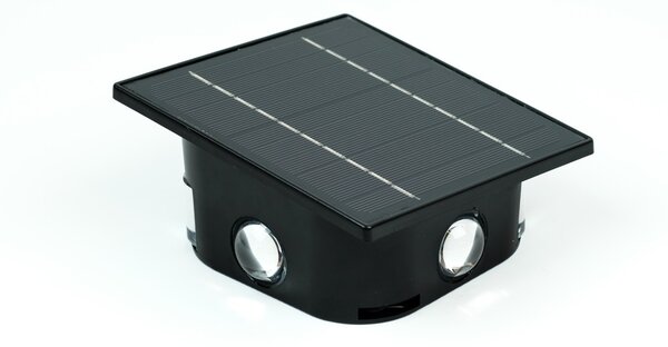 Venkovní solární nástěnné LED osvětlení IMMAX WALL se světelným čidlem, 2W