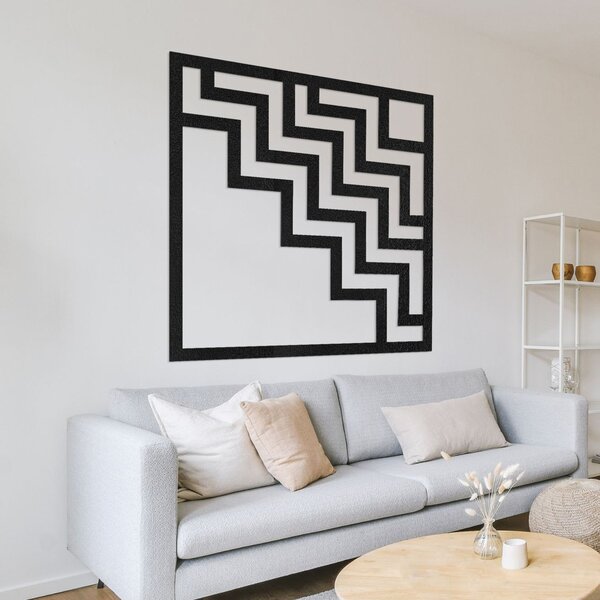 Geometrická nástěnná dekorace čtverec | SUQARE: HDF - Javor 30 cm 4516-97788 HDF0397-A