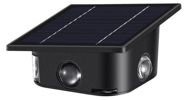 Venkovní solární nástěnné LED osvětlení IMMAX WALL se světelným čidlem, 2W