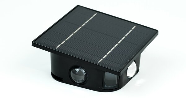 Venkovní solární nástěnné LED osvětlení IMMAX WALL se světelným čidlem, 2W
