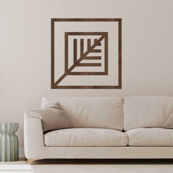 SENTOP | Geometrická dřevěná dekorace na zeď - Moderní design | SENTOP HDF0397-B