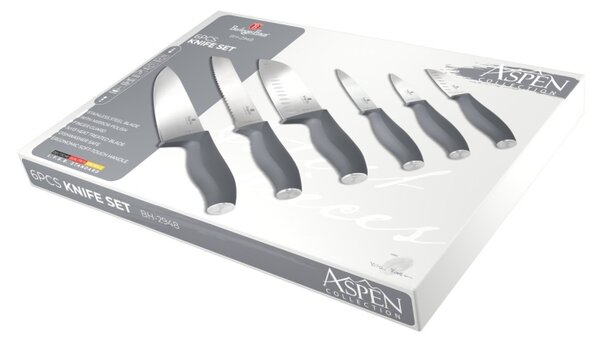 Sada nožů nerez 6 ks Aspen Collection