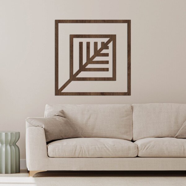 SENTOP | Geometrická dřevěná dekorace na zeď - Moderní design | SENTOP HDF0397-B