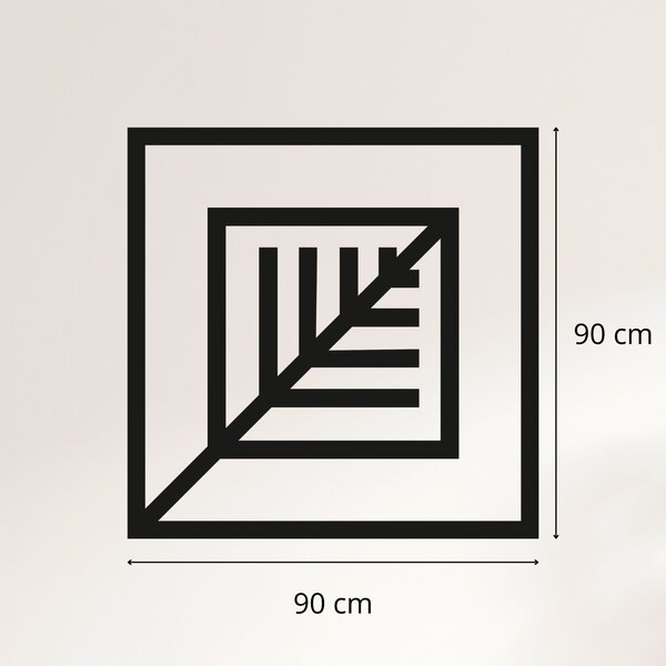 SENTOP | Geometrická dřevěná dekorace na zeď - Moderní design | SENTOP HDF0397-B