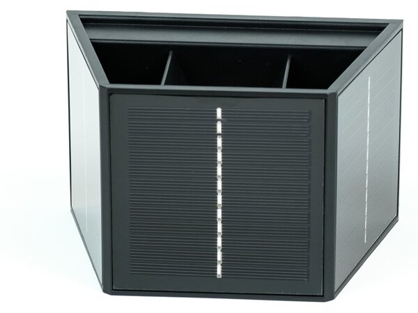 Venkovní solární nástěnné LED osvětlení IMMAX WALL-3 se světelným čidlem, 2W