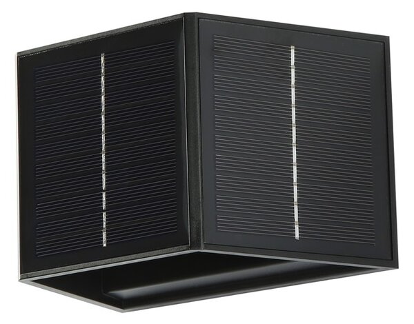 Venkovní solární nástěnné LED osvětlení IMMAX WALL-3 se světelným čidlem, 2W