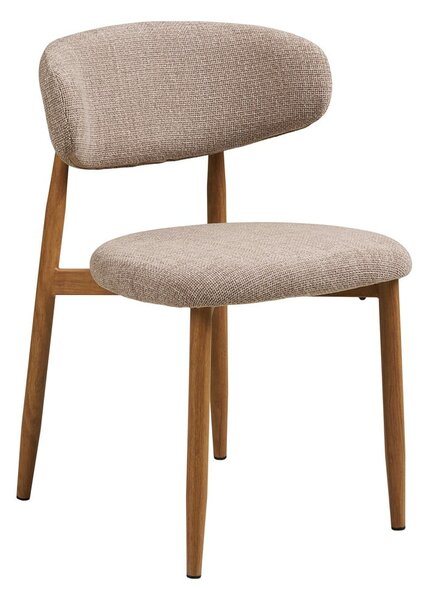 Béžová/v přírodní barvě čalouněná jídelní židle Levanto – House Nordic