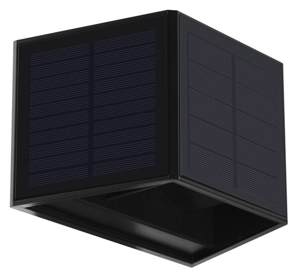 Venkovní solární nástěnné LED osvětlení IMMAX WALL-3 se světelným čidlem, 2W