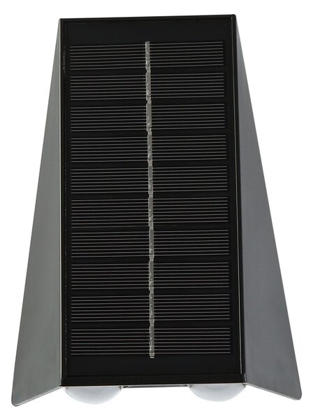 Venkovní solární nástěnné LED osvětlení IMMAX WALL-4 se světelným čidlem, 2W