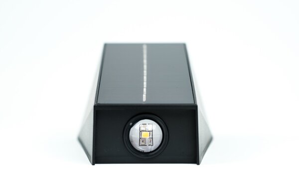 Venkovní solární nástěnné LED osvětlení IMMAX WALL-4 se světelným čidlem, 2W