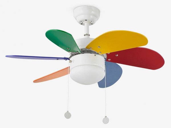 FARO 33179 PALAO S, multicolor, stropní ventilátor,76cm - FARO
