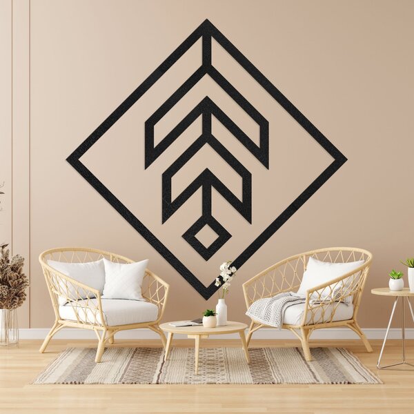 SENTOP | Geometrická dekorace na zeď čtvercová | SENTOP HDF0397-C