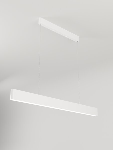 Immax NEO MILANO Smart závěsné lineární svítidlo 120cm, CCT 40W/RGB 18W, bílé Zigbee 3.0
