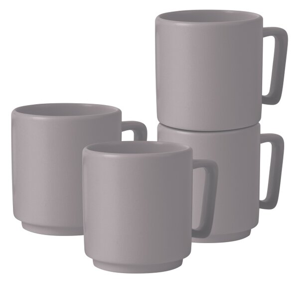 Sada hrnků 4 ks 300 ml Taupe Collection