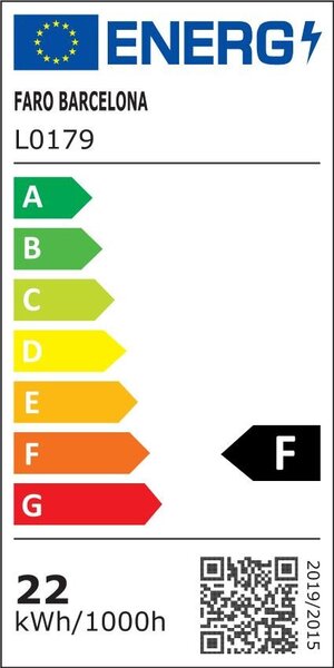 HYDRA L LED, bílá, stropní ventilátor s DC motorem - FARO