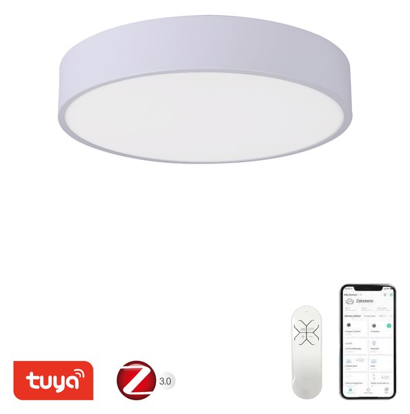 Immax NEO RONDATE SLIM Smart stropní svítidlo 40 x 7cm 28W bílé Zigbee 3.0
