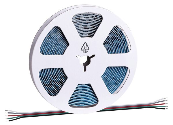 P 76020 Pro LED Strip Silver P75 830 5m 121W 700lm/m 84LEDs/m RGBW - PAULMANN