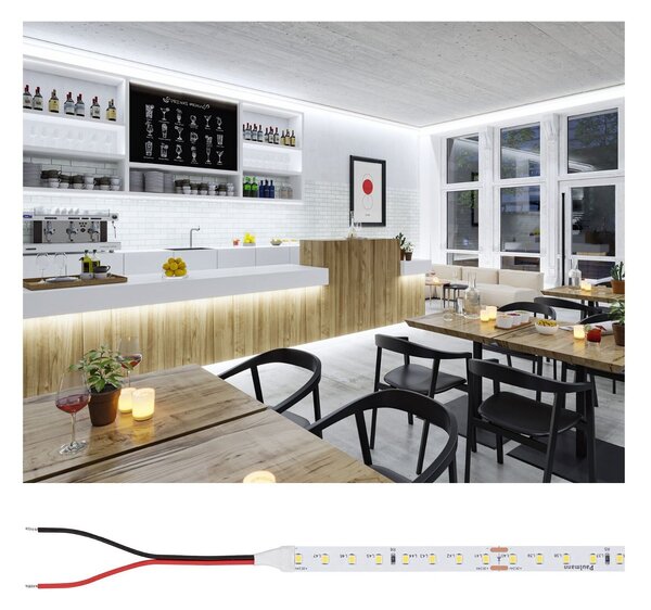 P 76027 Pro LED Strip Silver P75 840 10m 42W 750lm/m 96LEDs/m 4000K - PAULMANN