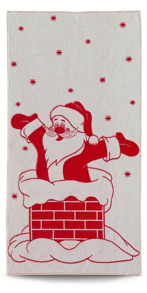 Ručník Veba ZARA Santa bíločervená Velikost: 55x100 cm