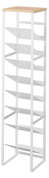 Bílý kovový regál na víno počet lahví 16 20x88,5x19 cm Tower – YAMAZAKI