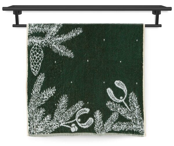 Ručník Veba ZARA Zasněžené větvičky zelenobílá Velikost: 55x100 cm