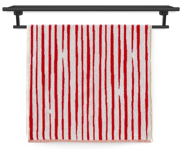 Ručník Veba ZARA Neposedné proužky bíločervená Velikost: 35x50 cm