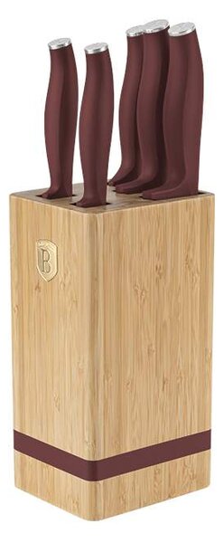 Sada nožů se stojanem BAMBOO 6 ks Leonardo Collection
