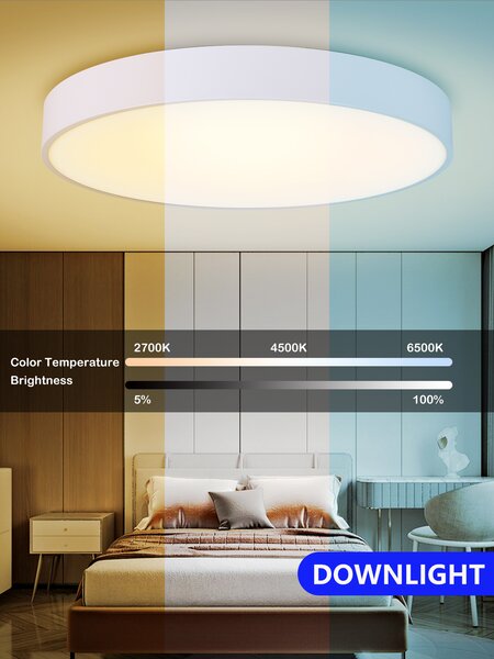 Immax NEO RONDATE SLIM Smart stropní svítidlo 80 x 7cm 65W bílé Zigbee 3.0