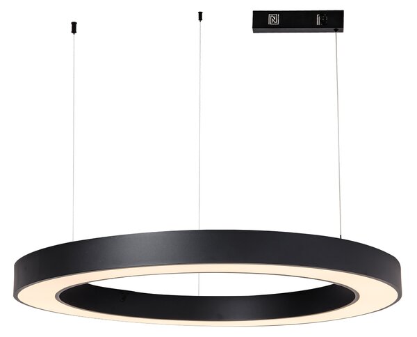 Immax NEO PASTEL SLIM Smart závěsné svítidlo 95 x 7cm 68W černé Zigbee 3.0