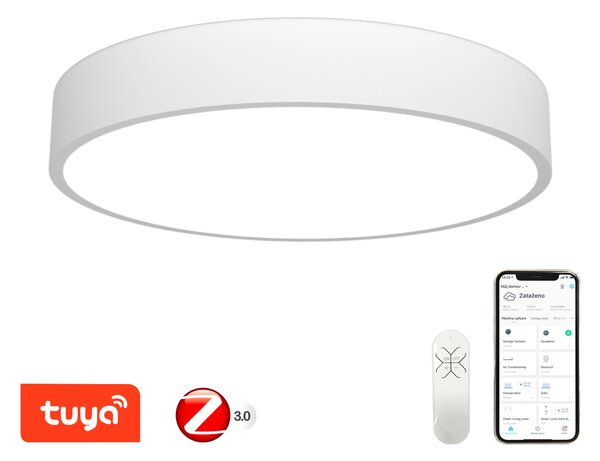 Immax NEO RONDATE SLIM Smart stropní svítidlo 80 x 7cm 65W bílé Zigbee 3.0