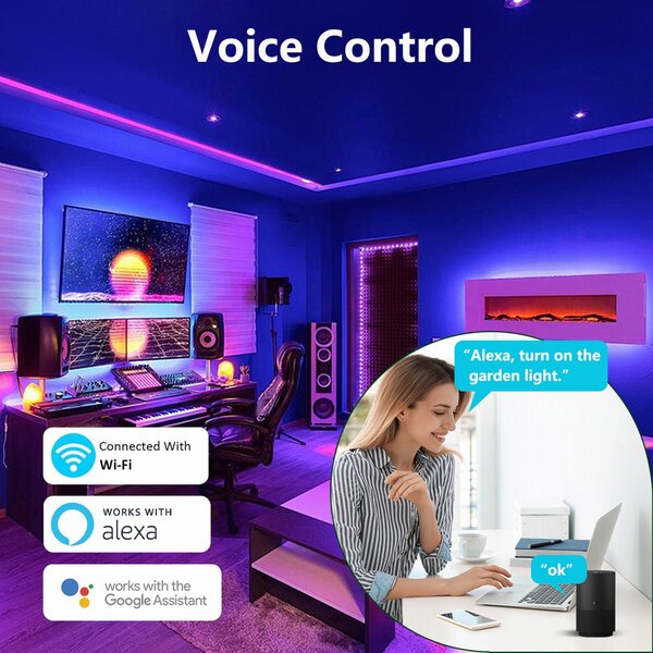 Immax NEO LITE Smart Ambiente lampa,150cm, 12W, RGB barevná, stmívatelná, WiFi