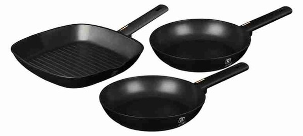 Sada pánví s titanovým povrchem 3 ks Monaco Collection steak